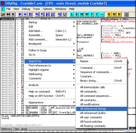 Search String